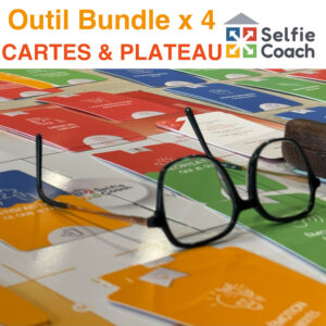 Lot d'animation 4 Bundles cartes+plateau magnétique - réservé aux habilités Selfie-coach PRO